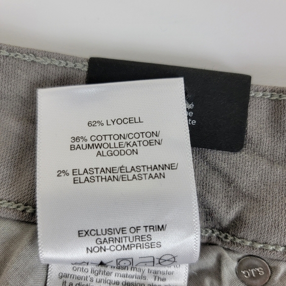 Silver Jeans Gray Suki Curvy Mid Rise Skinny Denim Jeans Sz 34x29 Plus Size NEW - Picture 13 of 13